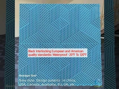 Schwarz, verzahnt nach europäischen und amerikanischen Qualitätsstandards, wasserdicht -20°F bis 120°F