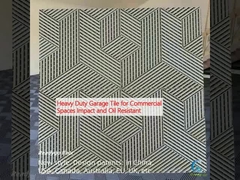 Schwere Garagenfliesen für gewerbliche Räume Schlag- und Ölfest