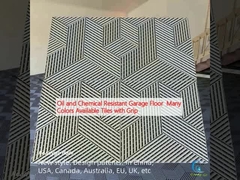 Öl- und Chemikalienbeständiges Garagenboden in vielen Farben