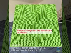 Wasserdichte Garagebodenfliesen 18 mm Oberfläche UV-beständig