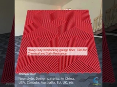 Schwerlast-Verriegelung Garagenbodenfliesen für chemische und Fleckenbeständigkeit