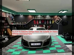 15.75 x 15.75 Zoll Garagenböden für schwere Fahrzeuge und Ausrüstung