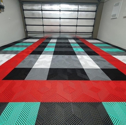 18mm wasserdichte Garagenmatte mit 3D-RIB-Oberflächentextur