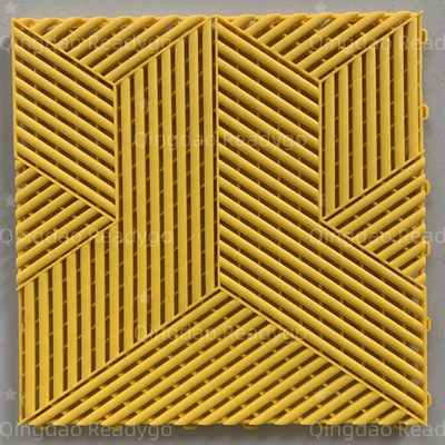 Moderne Grau-Quadrat-Garage-Bodenfliesen