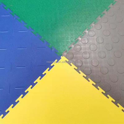 OEM Flexible PVC Garagenfußbodenfliesen Billiges PVC Garagenfußboden